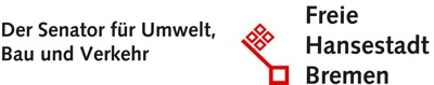 Logo: Senator f&uuml;r Umwelt, Bau & Verkehr, Freie Hansestadt Bremen